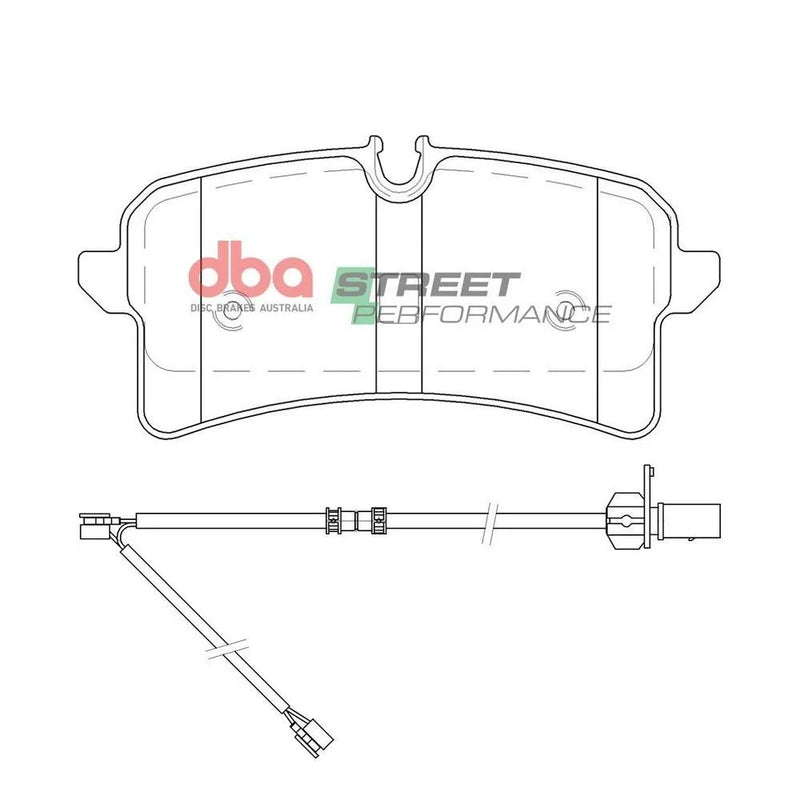 Disc Brakes Australia DBA DB15096SP Street Performance Brake Pad Set