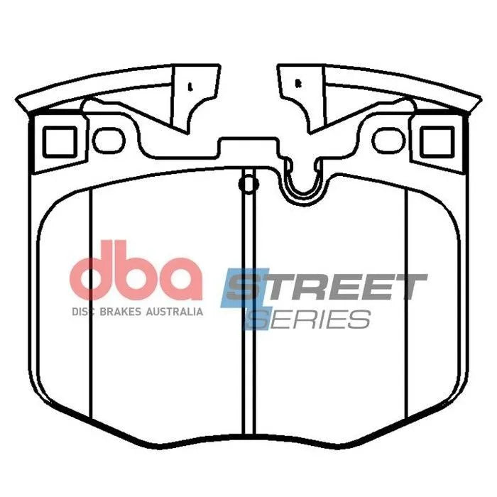 Disc Brakes Australia DBA DB15107SS Street Series Brake Pad Set