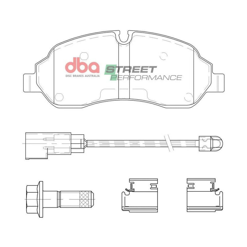 Disc Brakes Australia DBA DB15113SP Street Performance Brake Pad Set