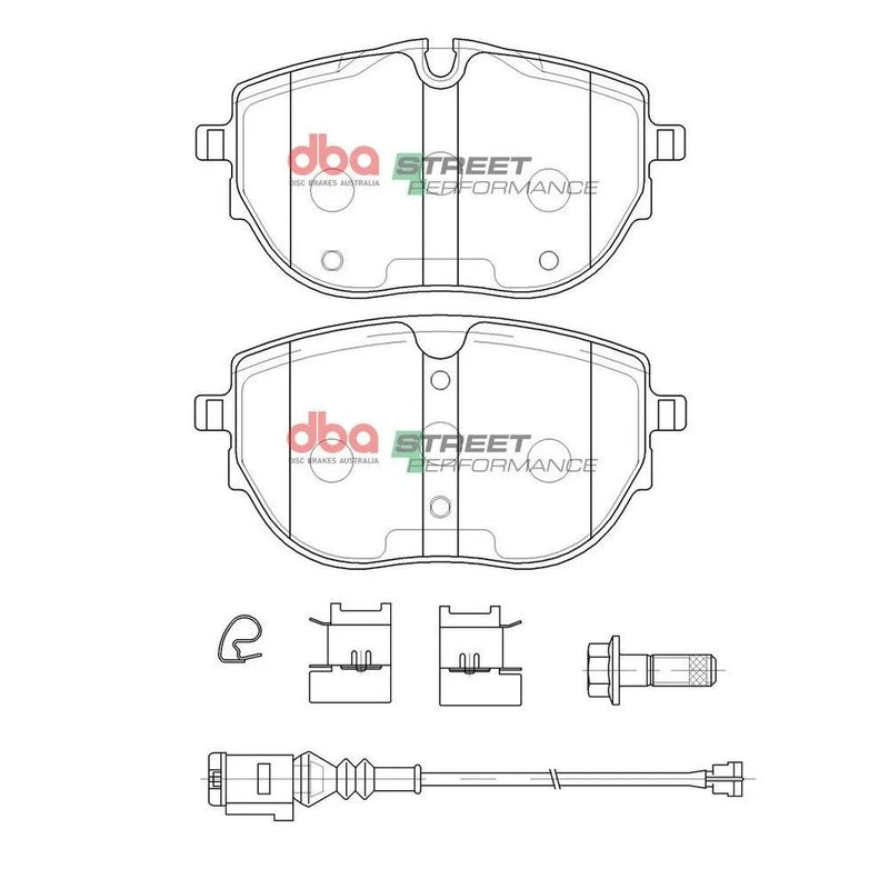 Disc Brakes Australia DBA DB15115SP Street Performance Brake Pad Set