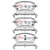 Disc Brakes Australia DBA DB15183SS Street Series Brake Pad Set