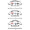 Disc Brakes Australia DBA DB15184SS Street Series Brake Pad Set