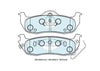 Bendix 4x4 Brake Pad Set Rear (Commander 05-10)