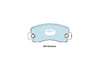 Bendix 4x4 Brake Pad Set Front (L200 Express 80-86)