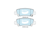 Bendix General CT Brake Pad Set Rear (Corolla 01-07)