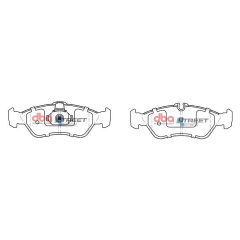Disc Brakes Australia DBA DB1960SS Street Series Brake Pad Set