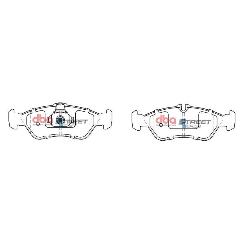 Disc Brakes Australia DBA DB1960SS Street Series Brake Pad Set