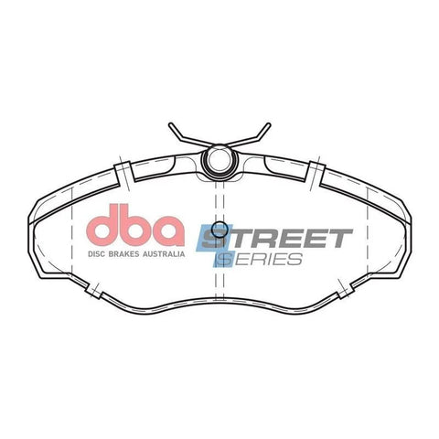 Disc Brakes Australia DBA DB1962SS Street Series Brake Pad Set