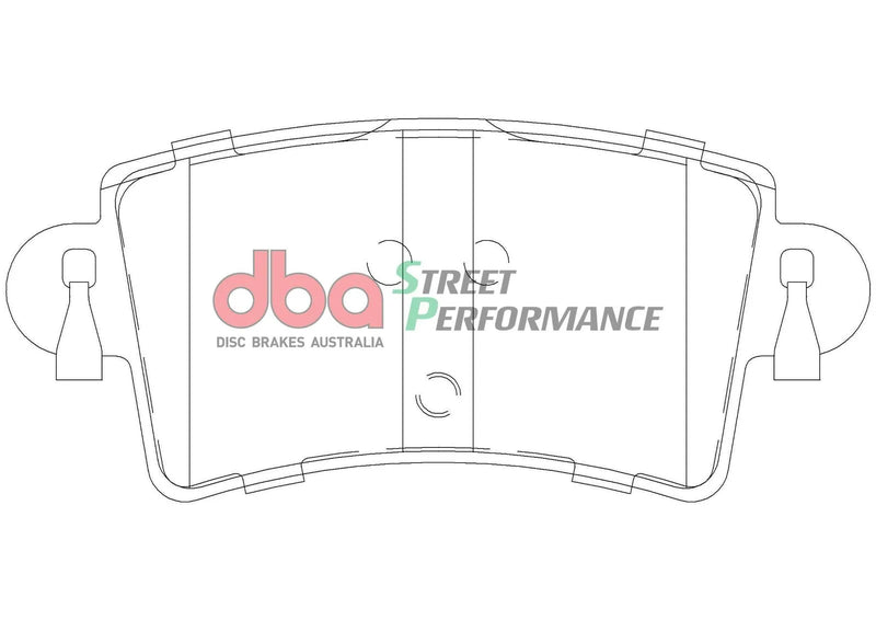 Disc Brakes Australia DBA DB1964SP Street Performance Brake Pad Set