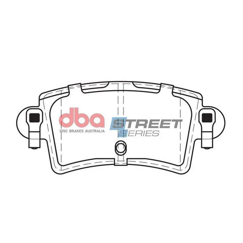 Disc Brakes Australia DBA DB1964SS Street Series Brake Pad Set