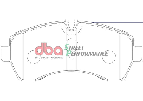 Disc Brakes Australia DBA DB1974SP Street Performance Brake Pad Set