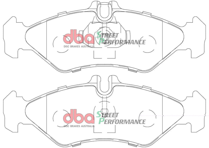 Disc Brakes Australia DBA DB1978SP Street Performance Brake Pad Set