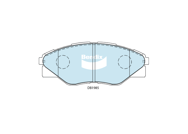 Bendix 4x4 Brake Pad Set Front (Hilux 05-15) — fits Toyota Hilux An10 An20 An30 Series