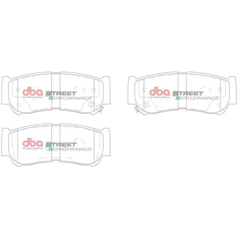 Disc Brakes Australia DBA DB2035SP Street Performance Brake Pad Set
