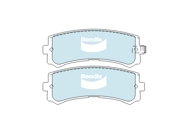Bendix Heavy Duty Brake Pad Set Rear (Patrol 01-07) — fits Nissan Patrol GU