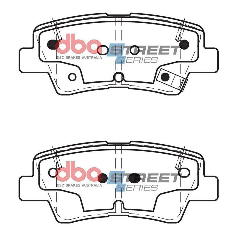 Disc Brakes Australia DBA DB2076SSEV SSEV Street Series Brake Pad Set