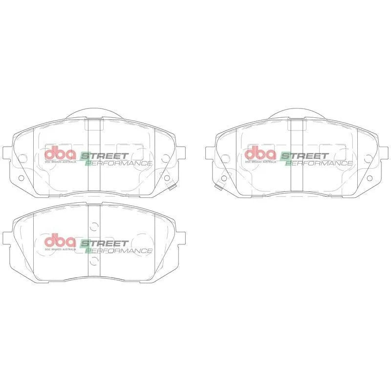 Disc Brakes Australia DBA DB2174SP Street Performance Brake Pad Set
