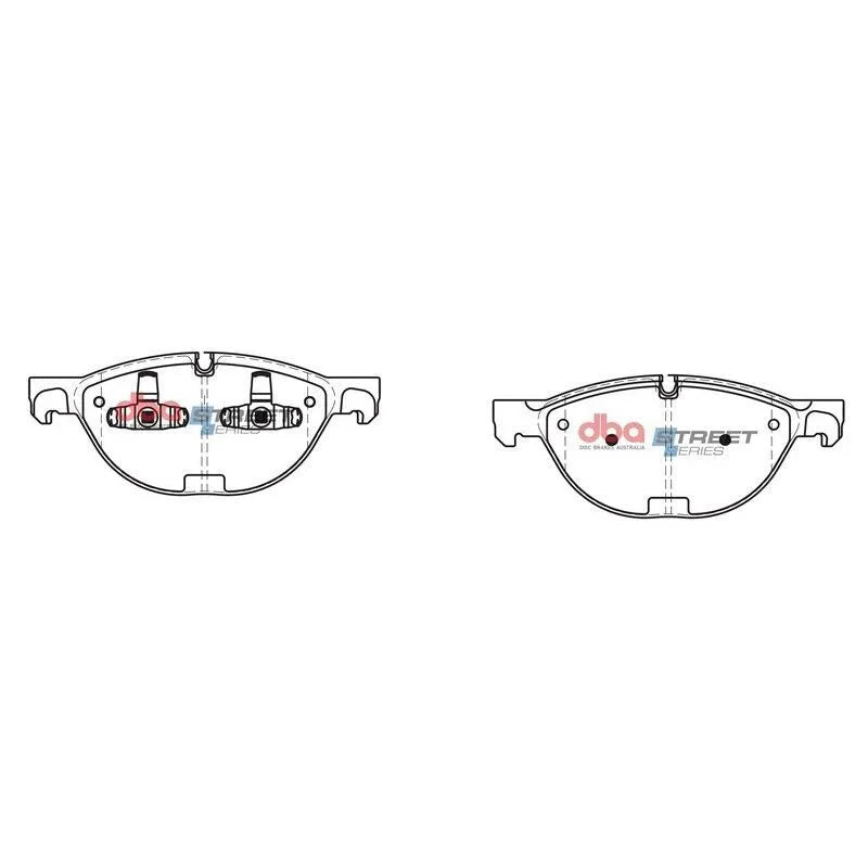 Disc Brakes Australia DBA DB2209SS Street Series Brake Pad Set