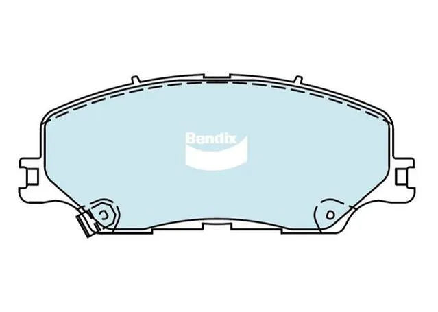 Bendix DB2533 HD Brake Pad Rear Set
