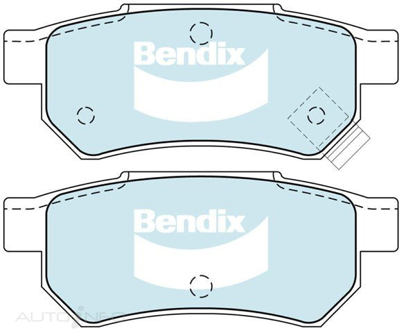 Bendix Brake Pads Rear Honda Rover - DB1163HD