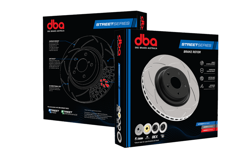 Disc Brakes Australia DBA780X. 2x Front Street Gold