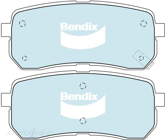 Bendix Brake Pads Rear Kia Gra Carn 05-On - DB1957HD