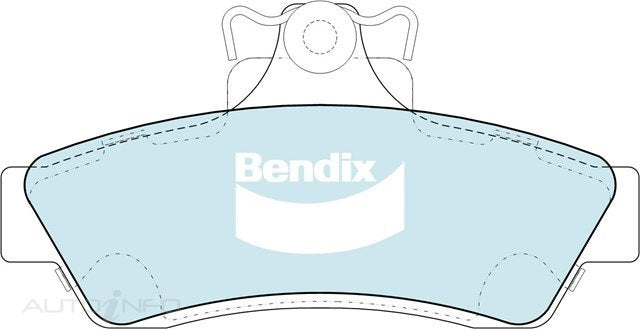 Bendix Brake Pads Rear Holden Crewman VY - DB2489GCT
