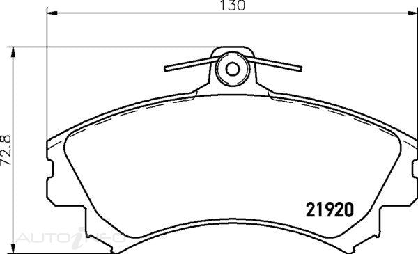 C-Plus Brake Pads Front Smart Forfour - MDB2766