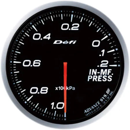 Defi Advance BF Intake Manifold Pressure Gauge White