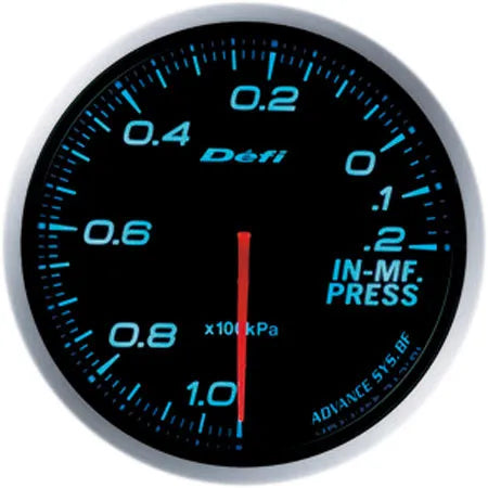 Defi Advance BF Intake Manifold Pressure Gauge Blue