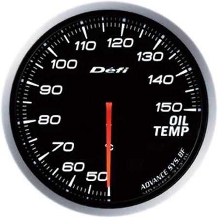 Defi Advance BF Oil Temperature Gauge White