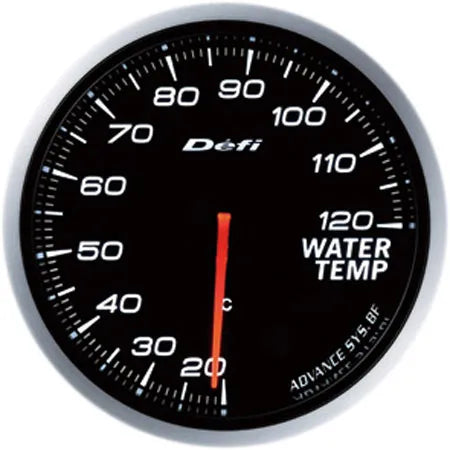Defi Advance BF Water Temperature Gauge White