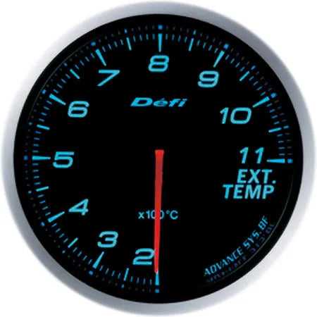 Defi Advance BF Exhaust Temperature Gauge Blue