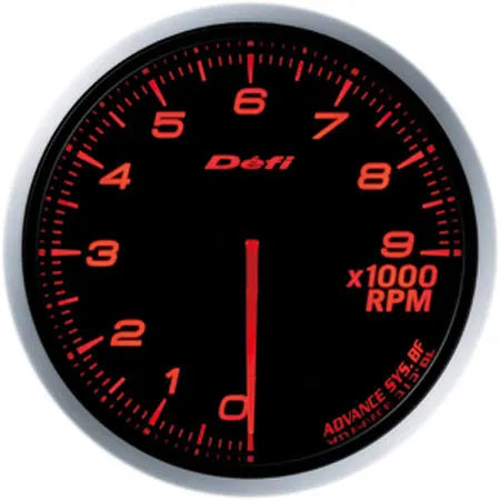 Defi Advance BF Tachometer 60mm Amber Red