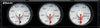 Defi Din Gauge Style98 Hommage White