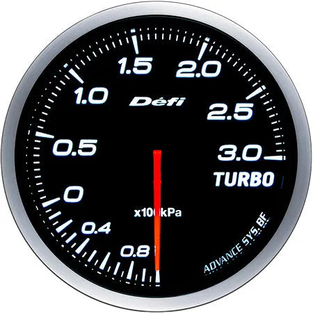 Defi Advance BF Turbo Gauge 300Kpa Model White