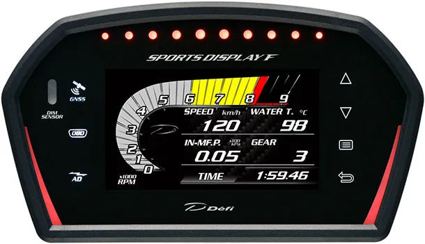 Defi Sports Display F With Touch Panel