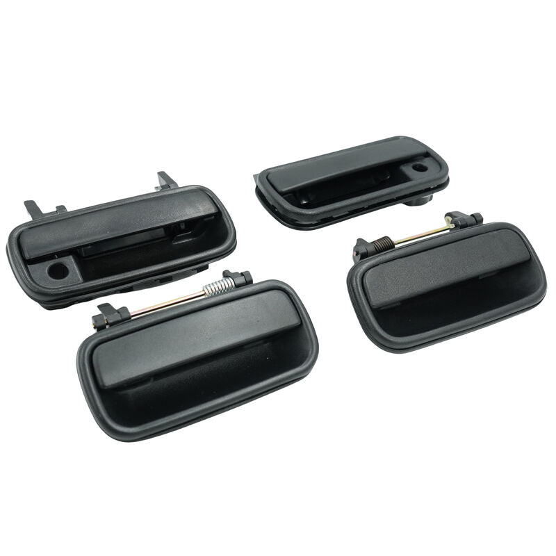 4 Pcs Textured Black Front Rear Outer Door Handle to suit Toyota Hilux 1988-2005 — image 1