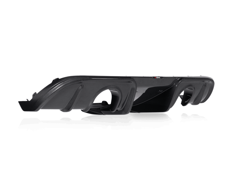 Akrapovic DI-PO-CA-8-G Rear Carbon Fiber Diffuser - Gloss