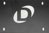 Dinan Marque Plate - Black Stainless Steel - Offset Logo