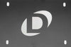 Dinan Marque Plate - Black Stainless Steel - Centered Logo