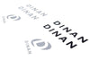Dinan Decal Kit High Quality Vinyl - Metallic Silver / Gloss Black