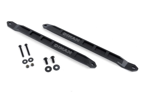Dinan Strut Tower Braces - 2020-2025 Toyota GR Supra Front - Aluminum - A90/A91 — fits Toyota Supra