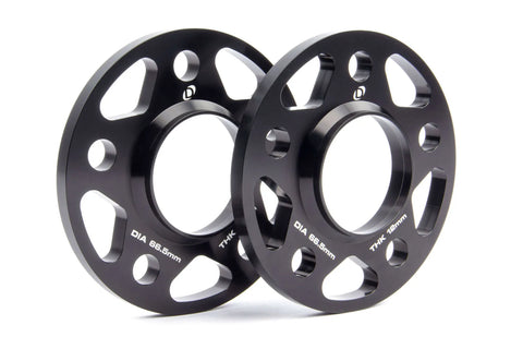 Dinan Spacers; 5x112 - 66.5mm CB - 12mm Thick Set of 2 — fits Mini Cooper F55