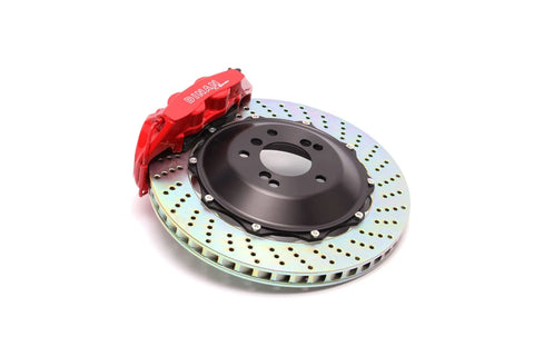 Dinan by Brembo Front Brake Set - 2015-2021 BMW M2/M3/M4 Front - 20" Wheels - Red Calipers - Drilled - F80/F82/F83/...