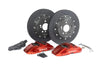 Dinan Rear Big Brake Kit - 2012-2021 BMW 2/3/4-Series Rear - 4-Piston - 370x32mm - Red - F22/F23/F30/F31/F32/F33/F34/F36