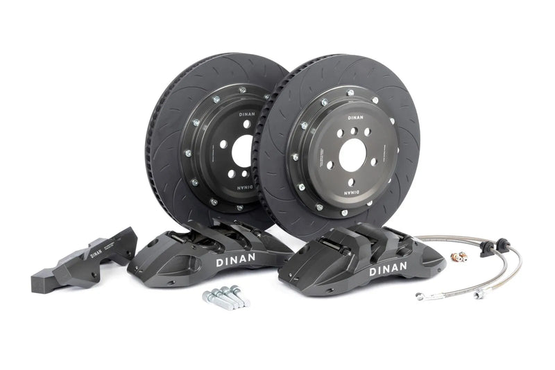 Dinan Front Big Brake Kit - 2020-2025 BMW 2/3/4-Series Front - 6-Piston - 395x34mm - Grey - G20/G22/G23/G26/G42