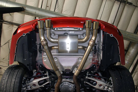 Dinan Free Flow Axle-Back Exhaust - 2015-2020 BMW M3/M4 Stainless Steel - Polished Tips - F80/F82/F83