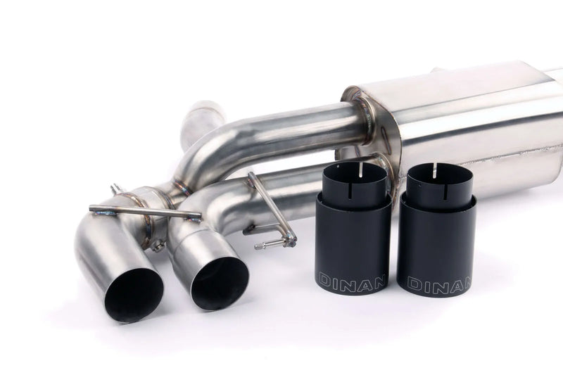 Dinan D660-0079-BLK Free Flow Axle-Back Exhaust -