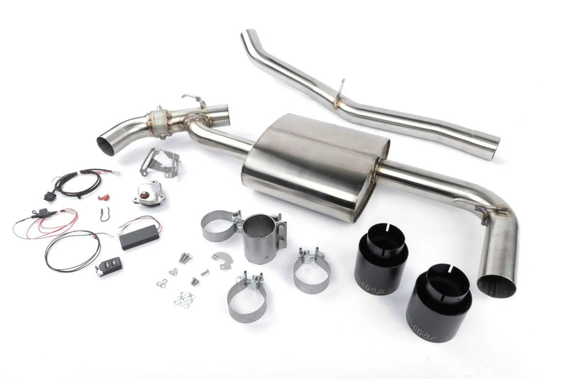 Dinan D660-0084-BLK Valved Axle-Back Exhaust - 2017-2024